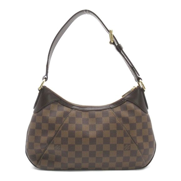LOUIS VUITTON Thames PM Shoulder Bag N48180 Damier canvas Brown Ebene Used - Picture 2 of 12